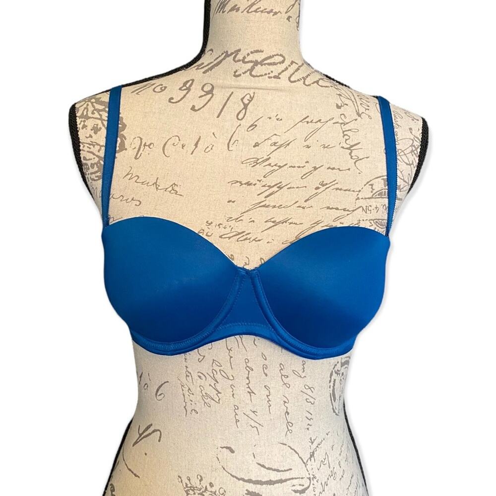 Victoria’s Secret Pink Blue Push Up Wear Everywhere Multiway 32C